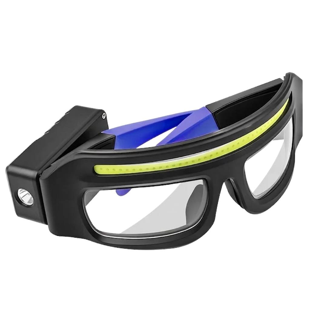 Lámpara Frontal con Gafas de Protección para Uso Dental, Estético y Profesional