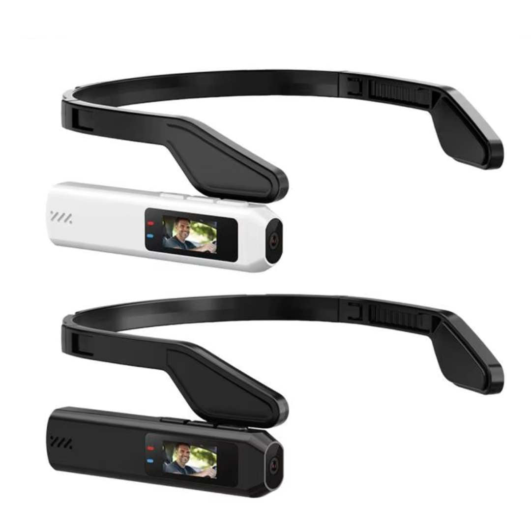 2.7K Portable Camera with Head Mount for Recording Work Procedures