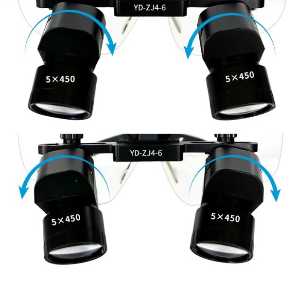 Lupa Dental ZT — ajuste regulable de aumentos