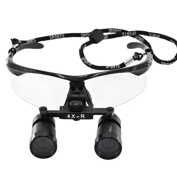 Macro Vision Loupe with Headlight and 4x or 5x Lenses 