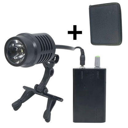 Headlight F1 Ultralight for Loupes and Glasses with 50,000 Lumens